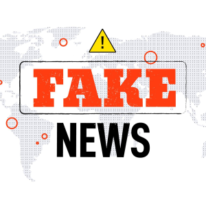 Fake news graphic