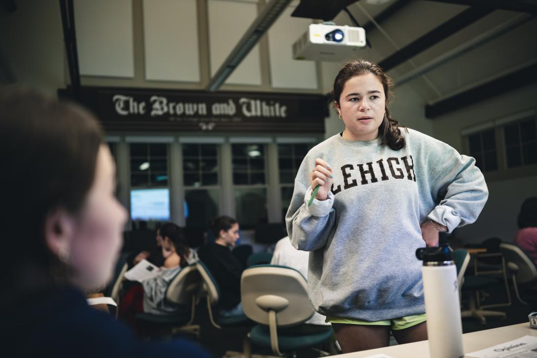 Brown and White student