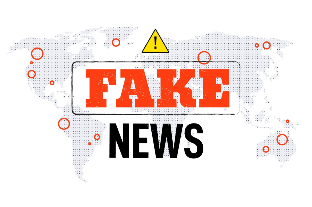 Fake news graphic